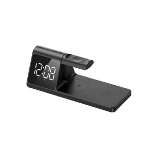 Havit W3042 3‑in‑1 Wireless Charging Station – 15 W Fast Charge + Alarm Clock + Night Light