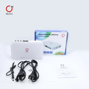 OLAX Smart Mini DC UPS Pro – 24W 20000mAh Portable Backup Power Supply