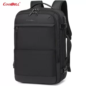 Coolbell CB-8298 17.3-Inch Convertible Laptop Backpack | 3-in-1 Business Travel Briefcase & Messenger Bag | Water-Resistant
