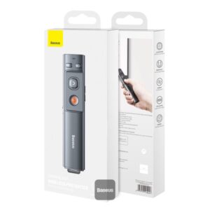 Baseus Rechargeable Orange Dot Wireless Presenter (Red Laser)