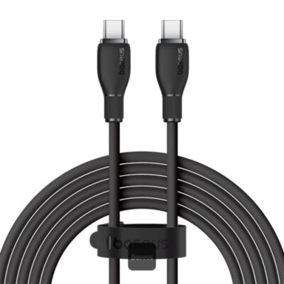 Baseus Pudding Series Fast Charging Cable Type-C to Type-C 100W 5A 2M – Black